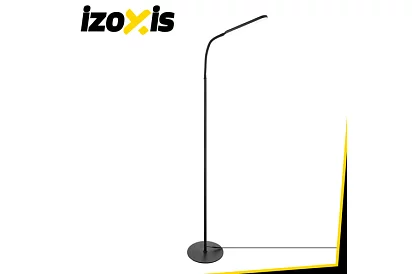 LED stojąca lampka ściemniana 180 cm – czarna z pilotem