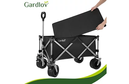 Wózek transportowy na plażę składany  87 × 46 × 70 cm – do 200 kg