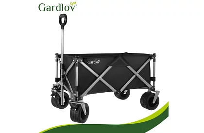 Wózek transportowy na plażę składany  87 × 46 × 70 cm – do 200 kg