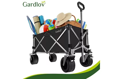 Wózek transportowy na plażę składany  87 × 46 × 70 cm – do 200 kg