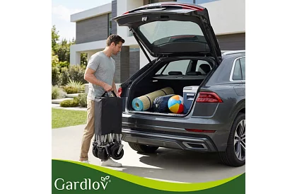 Wózek transportowy na plażę składany  87 × 46 × 70 cm – do 200 kg