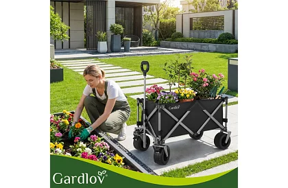 Wózek transportowy na plażę składany  87 × 46 × 70 cm – do 200 kg