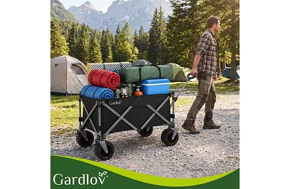 Wózek transportowy na plażę składany  87 × 46 × 70 cm – do 200 kg