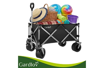 Wózek transportowy na plażę składany  87 × 46 × 70 cm – do 200 kg