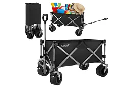 Wózek transportowy na plażę składany  87 × 46 × 70 cm – do 200 kg