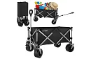 Wózek transportowy na plażę składany  87 × 46 × 70 cm – do 200 kg