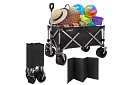 Wózek transportowy na plażę składany  87 × 46 × 70 cm – do 200 kg
