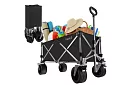 Wózek transportowy na plażę składany  87 × 46 × 70 cm – do 200 kg