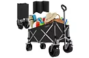 Wózek transportowy na plażę składany  87 × 46 × 70 cm – do 200 kg
