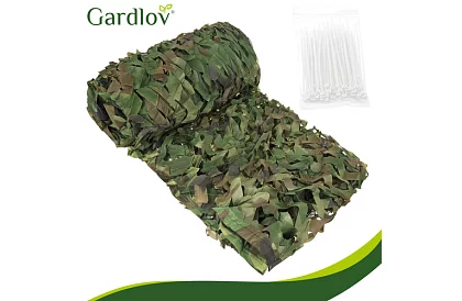 Siatka maskująca wojskowa 3x6 metrów + 100 pasków zaciskowych