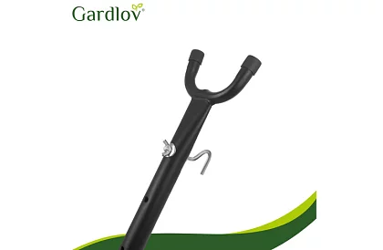 Zewnętrzna huśtawka ogrodowa 200 × 150 cm + stalowy stojak do 250 kg