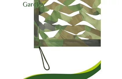 Siatka maskująca wojskowa 2x5 metrów + 100 pasków zaciskowych