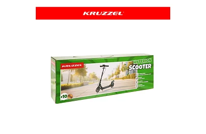 Skladana hulajnoga Black Hyperion z kołami 200 mm