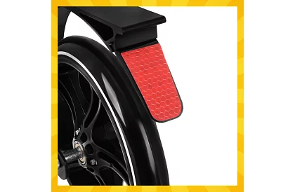 Skladana hulajnoga Black Hyperion z kołami 200 mm