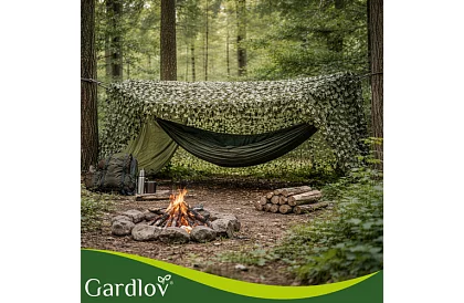 Siatka maskująca wojskowa 2x3 metry + 100 pasków zaciskowych