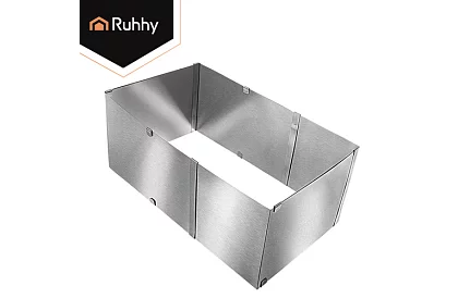 Ustawialna prostokątna forma do ciasta 20–38 × 24–45 cm, wysokość 15 cm