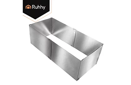 Ustawialna prostokątna forma do ciasta 20–38 × 24–45 cm, wysokość 15 cm