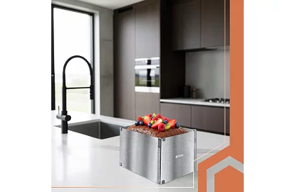 Ustawialna prostokątna forma do ciasta 20–38 × 24–45 cm, wysokość 15 cm