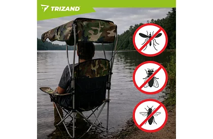 Skladane krzesło wędkarskie z daszkiem – ARMY PANAMA