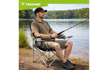 Skladane krzesło wędkarskie z daszkiem – ARMY PANAMA