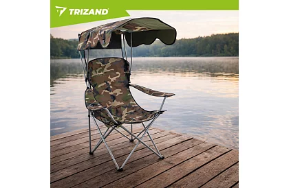 Skladane krzesło wędkarskie z daszkiem – ARMY PANAMA