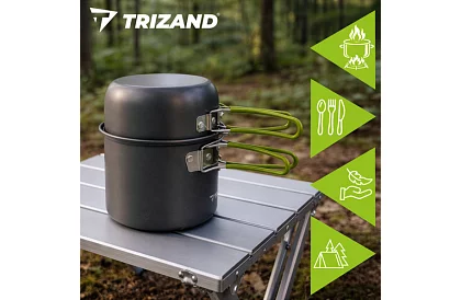 Zestaw naczyń turystycznych - 1,2 l