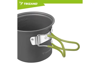 Zestaw naczyń turystycznych - 1,2 l