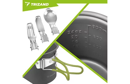 Zestaw naczyń turystycznych - 1,2 l