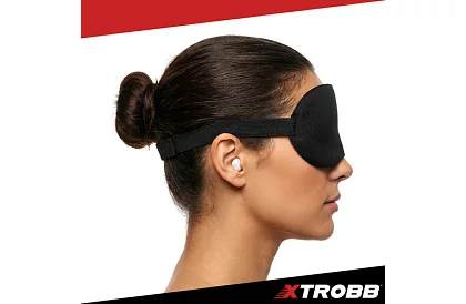 Podróżna poduszka na szyję, do samolotu, samochodu + akcesoria