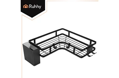 Rogowa półka łazienkowa - zestaw 2 sztuki