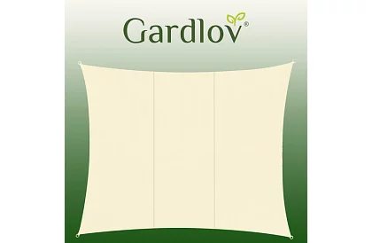 Osłona przeciwsłoneczna 4 × 3 m – Beżowa