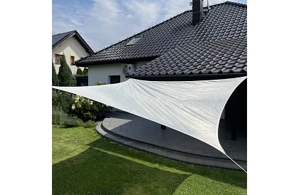 Osłona przeciwsłoneczna 4 × 3 m – Beżowa