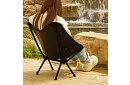 Składane krzesło kempingowe do 120 kg – czarne