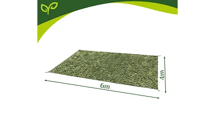 Siatka maskująca wojskowa 4 × 6 metrów + 100 pasków zaciskowych