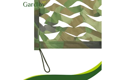 Siatka maskująca wojskowa 4 × 6 metrów + 100 pasków zaciskowych