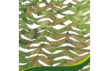 Siatka maskująca wojskowa 4 × 6 metrów + 100 pasków zaciskowych