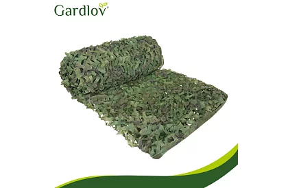 Siatka maskująca wojskowa 4 × 6 metrów + 100 pasków zaciskowych