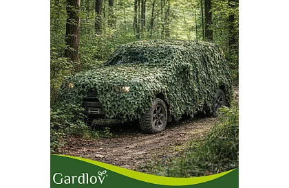 Siatka maskująca wojskowa 4 × 6 metrów + 100 pasków zaciskowych