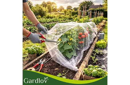Siatka ochronna do ogrodu 3 × 6 m
