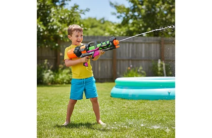 Pistolet wodna 60 cm z zbiornikiem 1,25 l – zasięg do 6 m