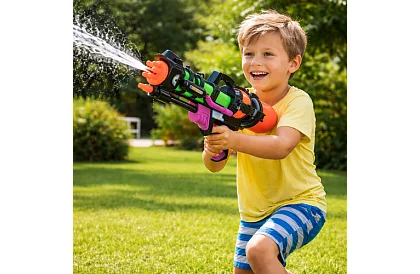 Pistolet wodna 60 cm z zbiornikiem 1,25 l – zasięg do 6 m