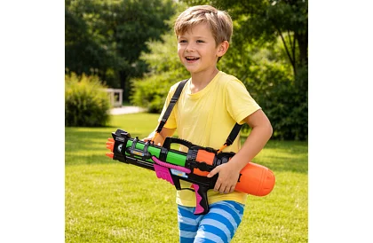 Pistolet wodna 60 cm z zbiornikiem 1,25 l – zasięg do 6 m