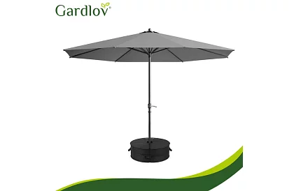 Zestaw obciążników na parasol 48 cm – napełnialne piaskiem do 40 kg