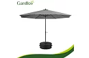 Zestaw obciążników na parasol 48 cm – napełnialne piaskiem do 40 kg