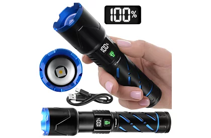 LED ładowalna latarka taktyczna 800 lm, 5000 mAh