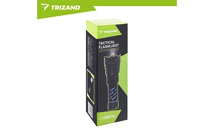 LED ładowalna latarka taktyczna 1500 lm, 5000 mAh