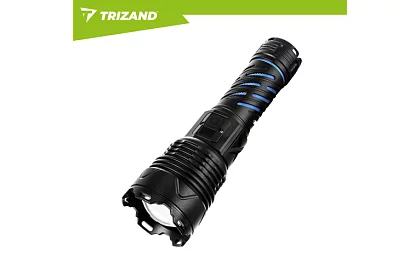 LED ładowalna latarka taktyczna 1500 lm, 5000 mAh