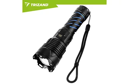 LED ładowalna latarka taktyczna 1500 lm, 5000 mAh