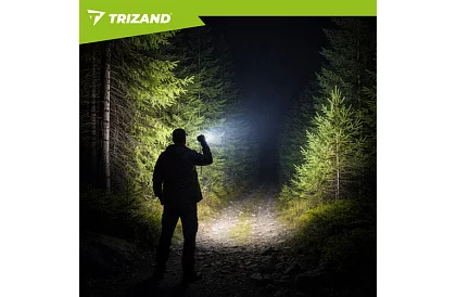 LED ładowalna latarka taktyczna 1500 lm, 5000 mAh