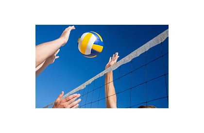 Siatka do siatkówki plażowej 9,5x1m – siatkówka, badminton, tenis